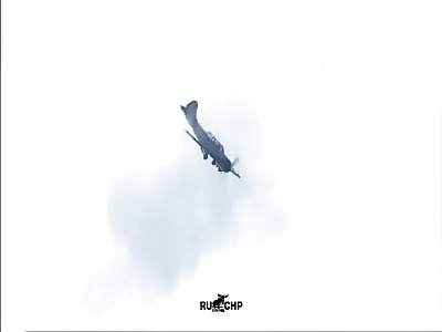 The plane crashed at an airshow