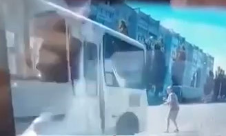 Damn...He Never Saw the Bus Coming