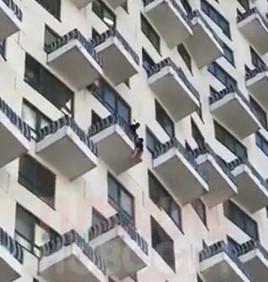 Girl Falls 20 Floors