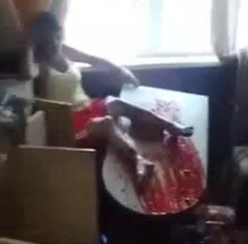  Grenade Explosion in Russian Apartment (Aftermath)