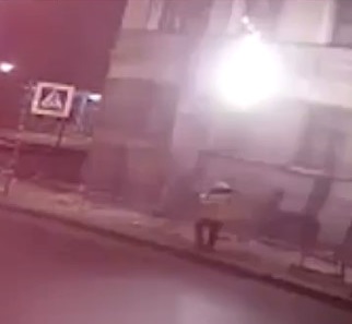 Crazy: Burning Suicide Jumper Lands on Woman