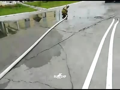 Fire fighter dies testing equipment