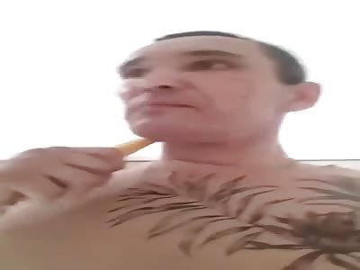 Mentally Ill Man Slits His Own Throat.