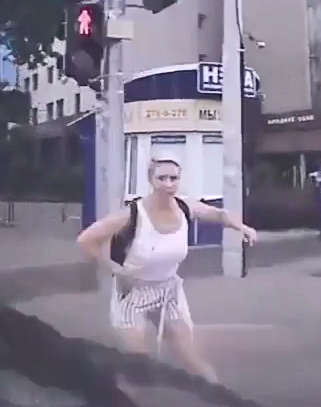 Russian Girl Surprised