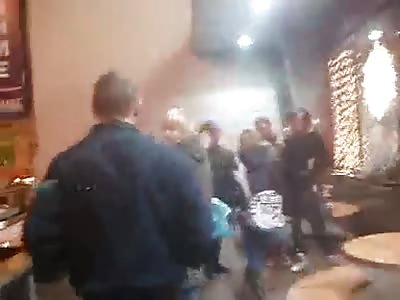 Fascist beaten by antifa in Russia