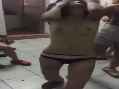 Poor girl brutally bullied by girl gang.