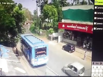 Accident Video caught on CCTV Camera