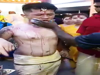 wtf crazy ritual hindu