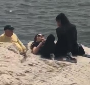 Old Dude in Yellow, Likes the View..LOL