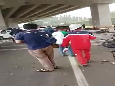 Truck Crash Kills 11 Aftermath