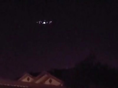 Strange light formation over California