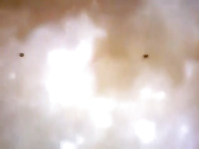 2 UFO's over the moon