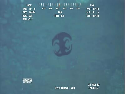 WTF?!! This Deep Sea figurine transforms into a fluid body in seconds......then is ripped apart by turbulence.......