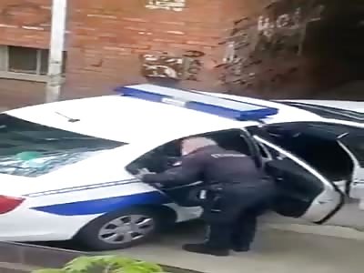 Inappropriate behavior of a policeman