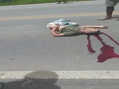 dead guy lays on the ground