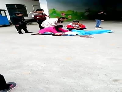 A 13 year old girl jumped to her death