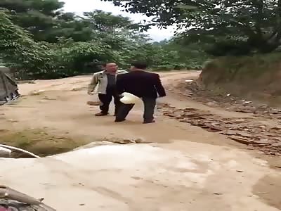 I hope it is not a clif he falls into