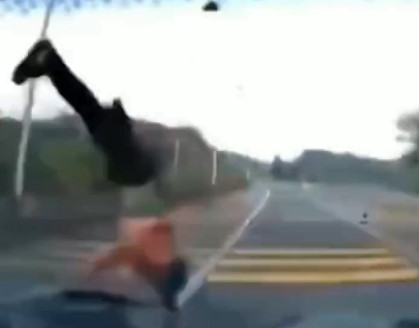 Impact Sent Her Flying