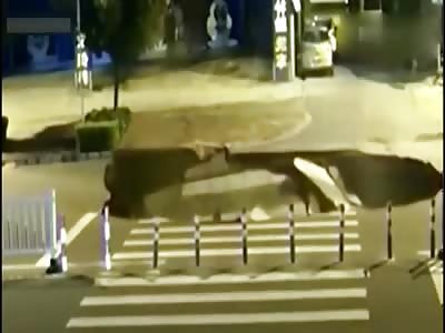 Got to the sinkhole in time