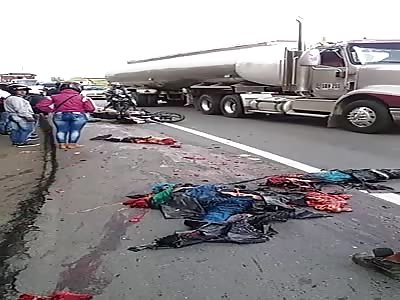 Accident Leaves Biker in Pieces