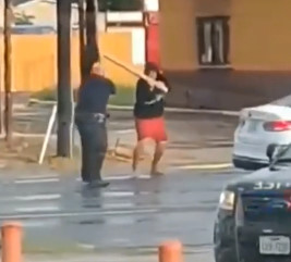 Officer Shoots Man Wielding Metal Pipe