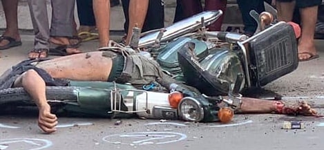 Man on Moped Ran Over by Dumptruck