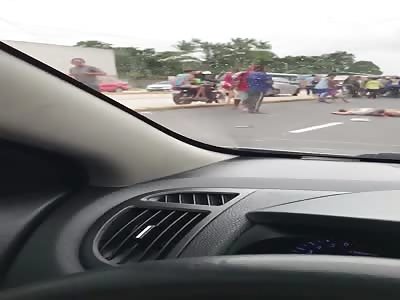 Road Accident Leaves a Woman Dead