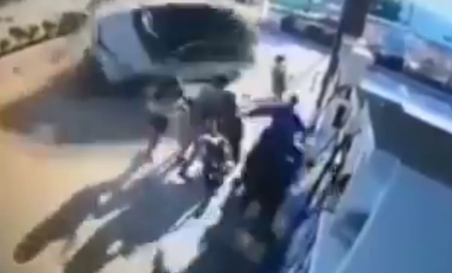 Car Takes Out Whole Family