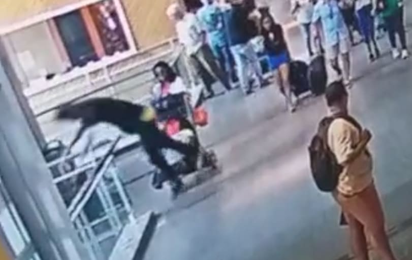 No Hesitation Jumping Over the Ledge