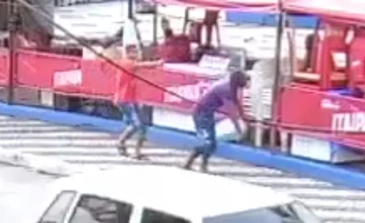 Guy Takes Several Headshots