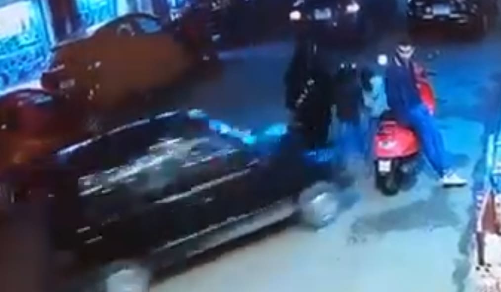 Whole Family Meets the Hood of a Car