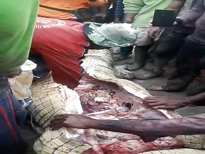 Finding Human Remains in a Croc