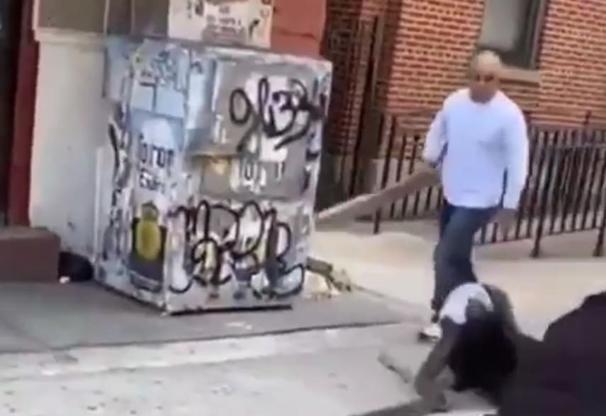 Woman Knocked the Fuck Out by 2x4