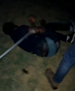 Man Beaten By Gang with Metal Poles (Fixed Video)