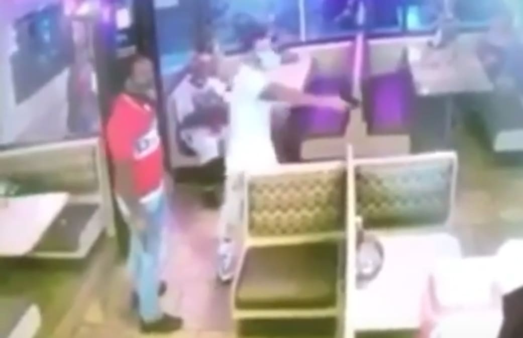 Shootout in Detroit Restaurant