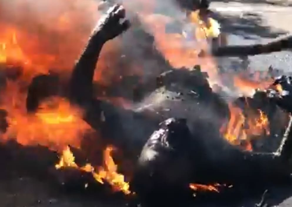 Biker BBQ'd in Indonesia