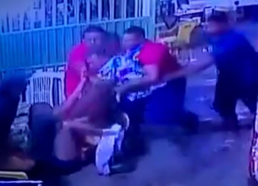 Man Takes a Whooping at Bar