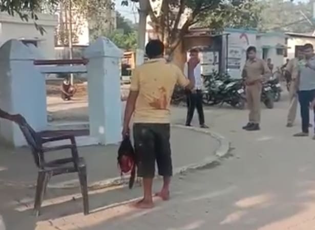 Man Walking w/ Severed Wife's Head (Multiple Angles)