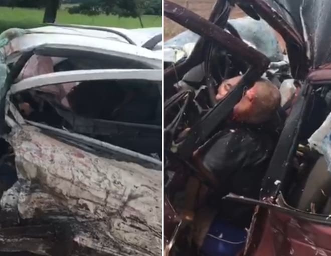 Brutal Head On Collision Leaves Three Dead