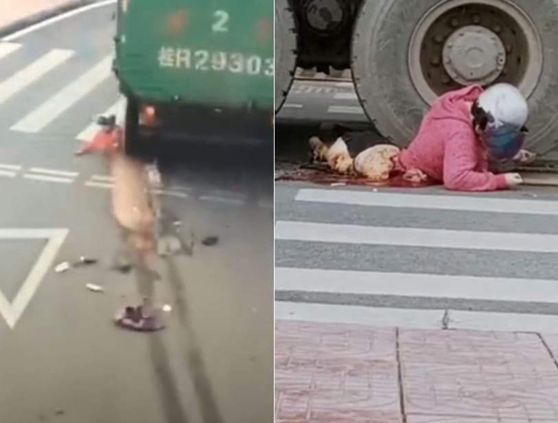 Woman Smeared Across the Pavement (CCTV & Aftermath)