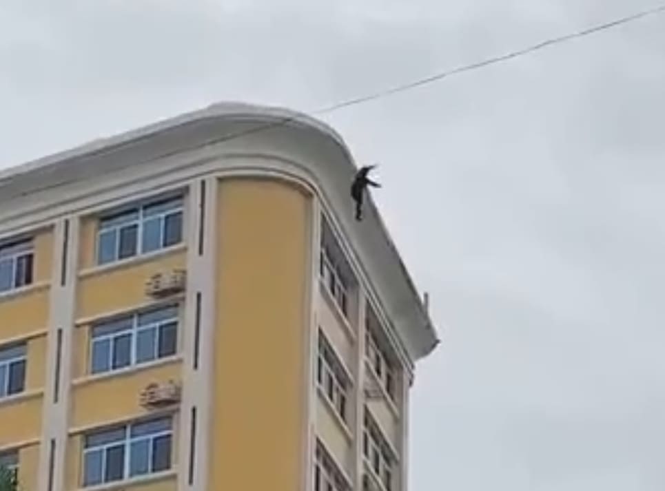 Woman Unimpressed With The Jump