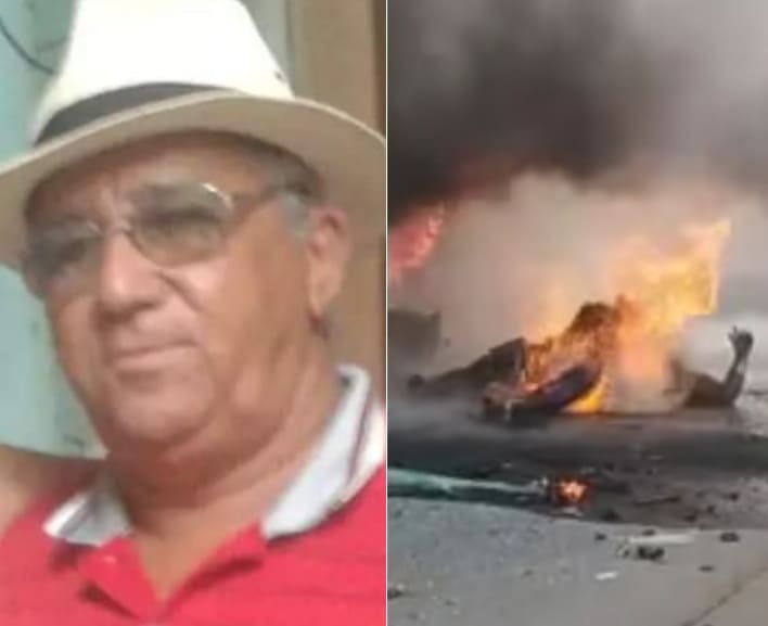 Truck Driver Burnt to a Crisp