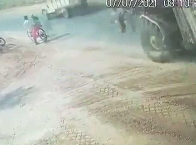 Woman Crushed To Death In Front Of Husband