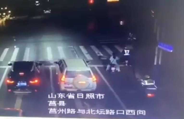 Human Bowling At The Red Light