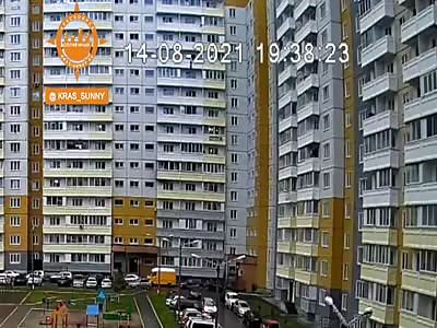 Drunk Woman Falls Twelve Stories