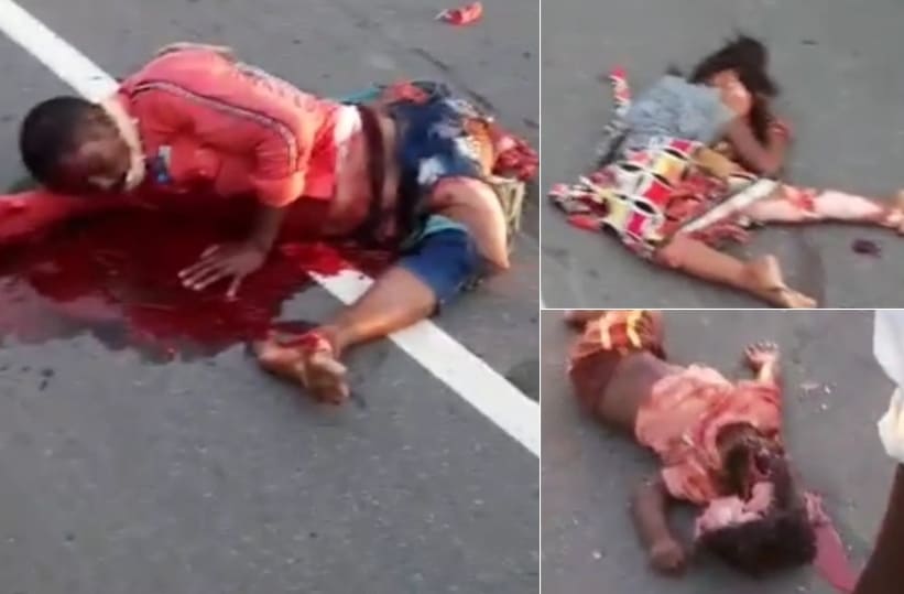 Whole Family Taken Out By Truck