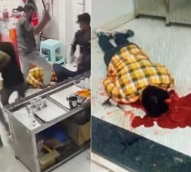 Man Brutalized With Axe Inside Tea Shop