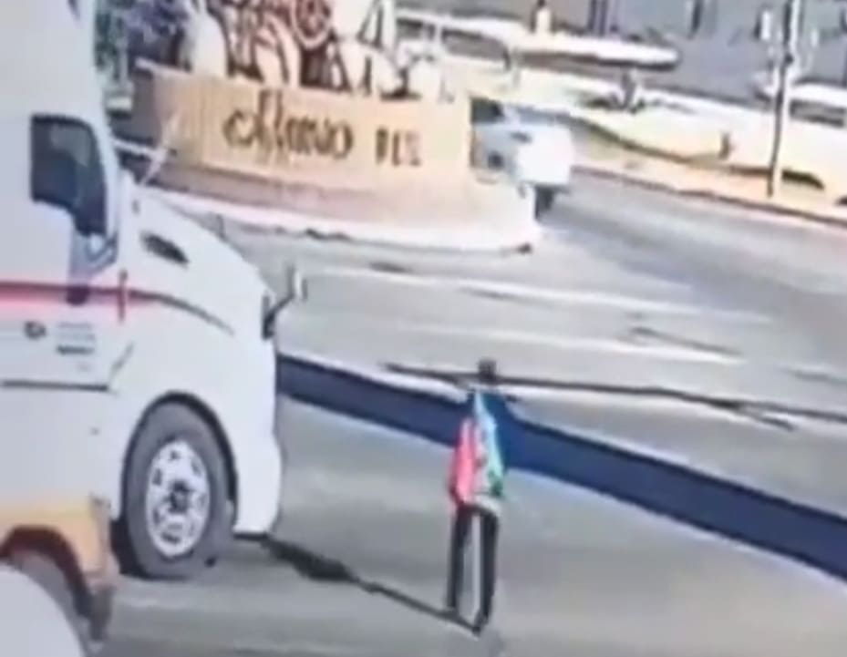 Woman Flattened By An 18-Wheeler