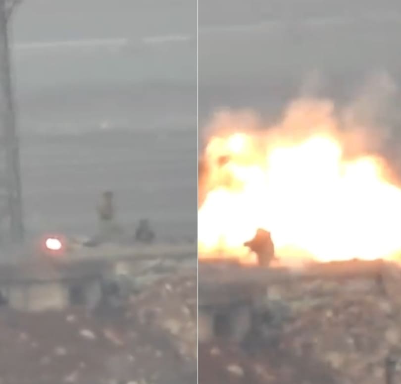 Turkish Soldiers Taken Out By ATGM