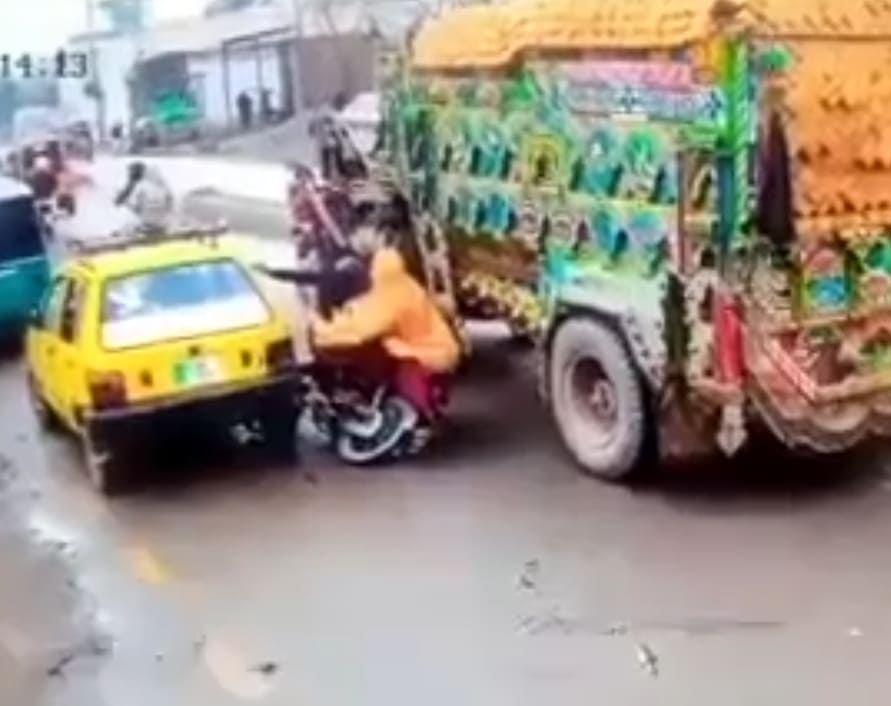 Tractor Scores A Triple Kill